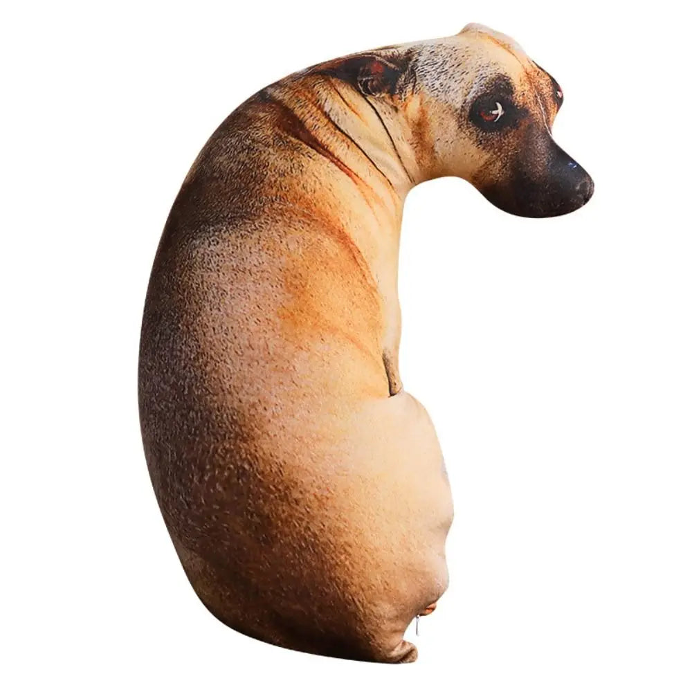 Realistic 3D Dog Plush Pillow